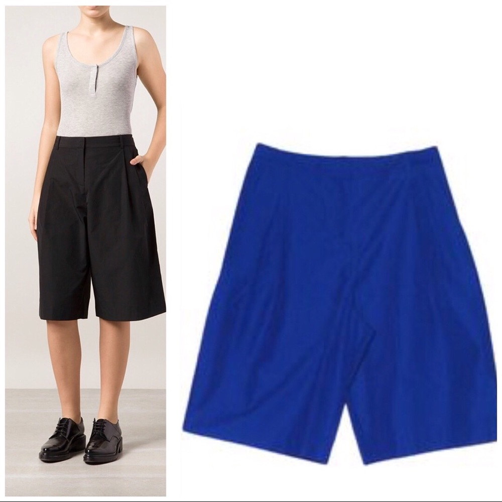 T By ALEXANDER WANG Tech Poplin Wide Leg Short summer classic casual vacation